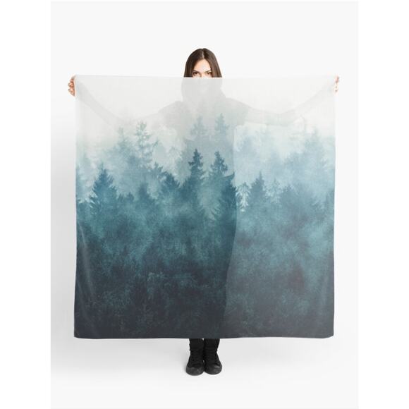 6/$25 So Far From Home in a Misty Foggy Fall Wilderness Tapestry - Picture 1 of 2